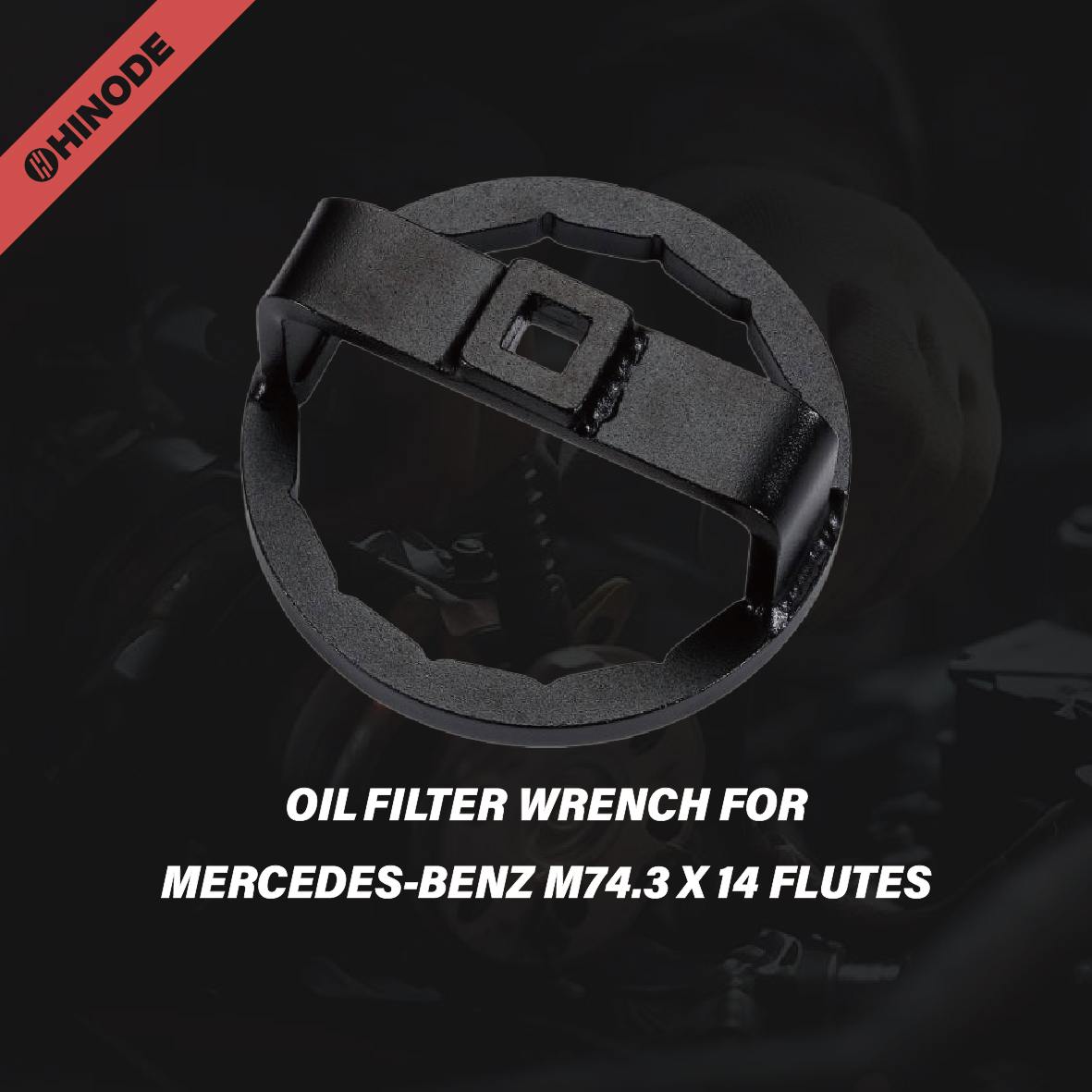 OIL FILTER WRENCH FOR MERCEDES-BENZ M74.3 X 14 FLUTES