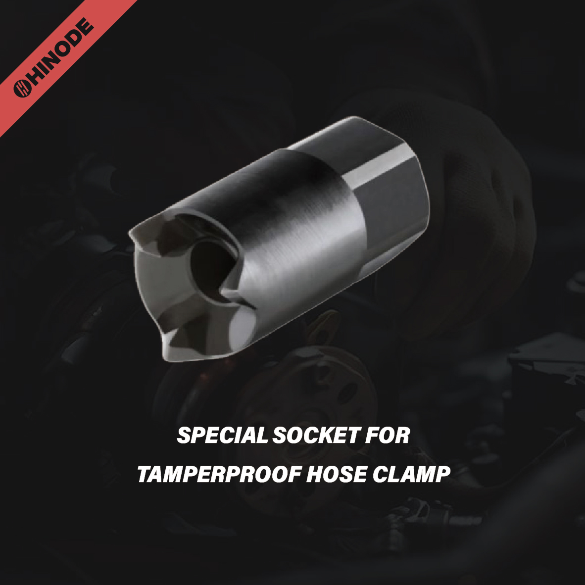 SPECIAL SOCKET FOR TAMPERPROOF HOSE CLAMP