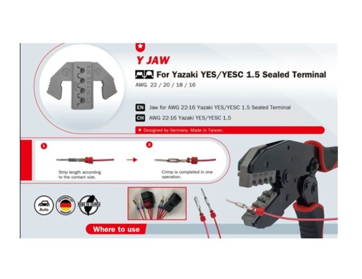 Y / Y1 / Y2 YAZAKI SERIES TERMINAL TOOL SET