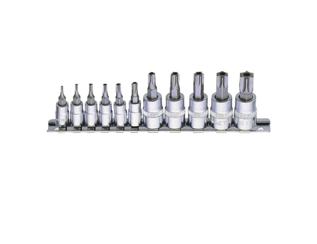 11 PCS TAMPER RESIST TORX SOCKET SET