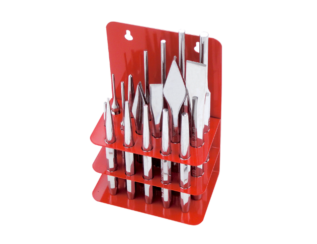17 PCS PIN PUNCH & DRIFT SET