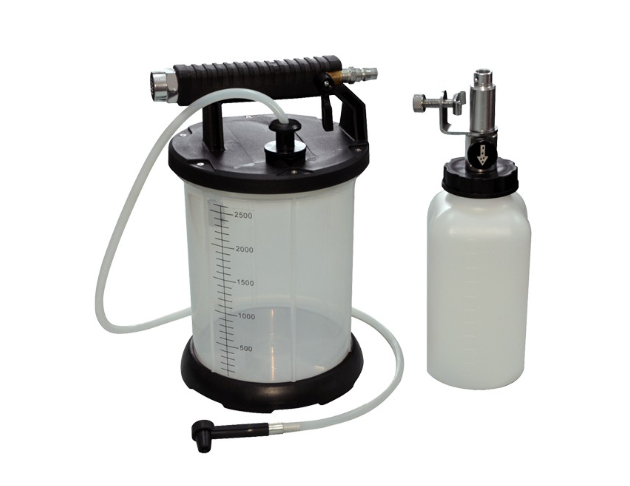 2.5L PNEUMATIC VACUUM BRAKE FLUID BLEEDER SET