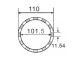 101.5 MM BENZ REAR AXLE NUT SOCKET 