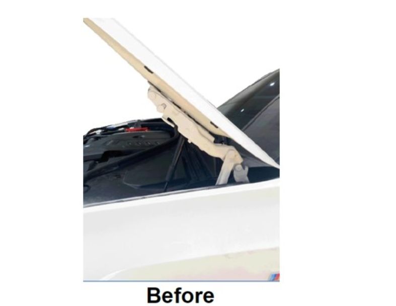 HOOD PROP ROD SET ( HOOD EXTENDERS ) FOR BMW