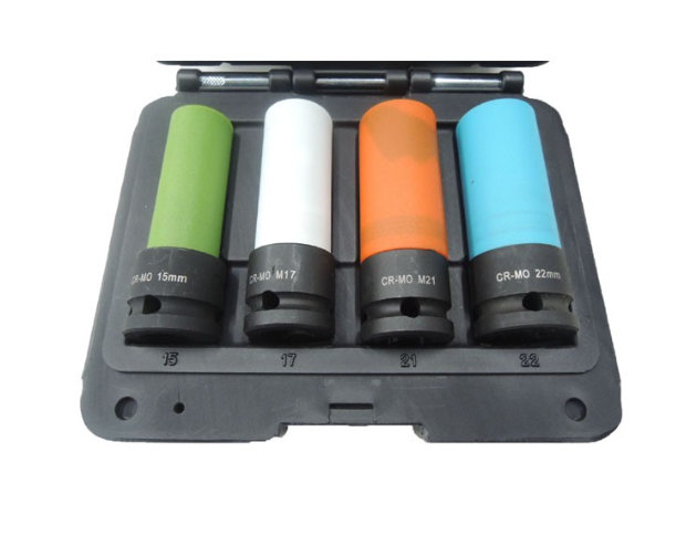 4 PCS WHEEL IMPACT SOCKET