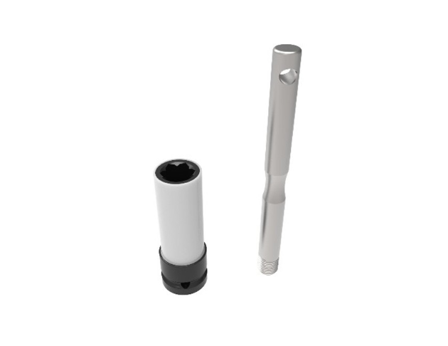 MERCEDES LUG NUT SOCKET AND WHEEL HANGER ALIGNMENT TOOL