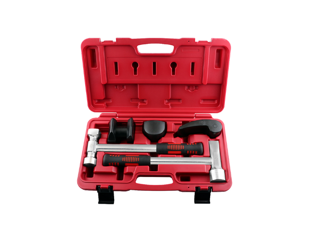 5 PCS ALUMINUM BODY HAMMER & DOLLY SET