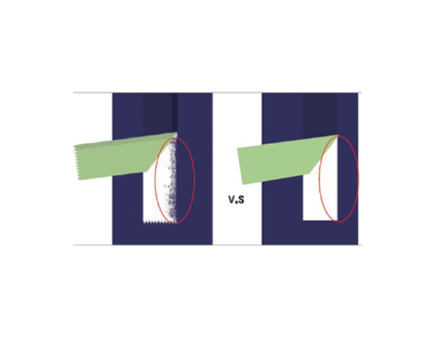 PAINT MASKING TAPE DISPENSER FOR FOLDING SOFT EDGE