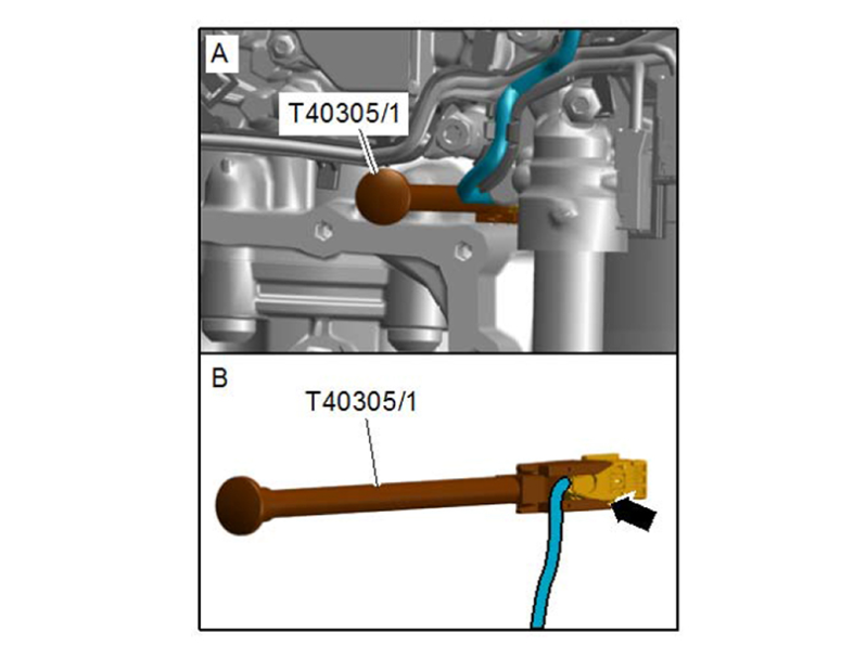 7 SPEED DUAL CLUTCH TRANSMISSION GEAR SELECTOR ASSEMBLY TOOL