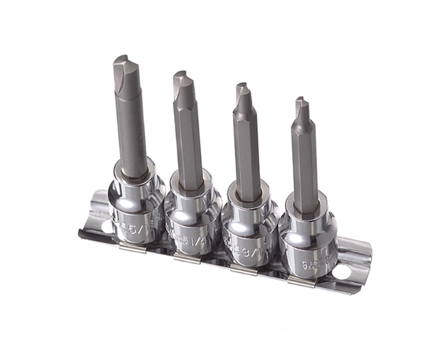 4 PCS CLUTCH-HEAD BIT SOCKET SET