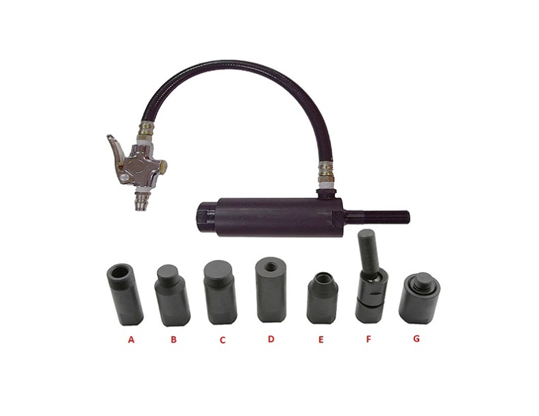PNEUMATIC DIESEL INJECTOR PULLER W/7PCS ADAPTORS