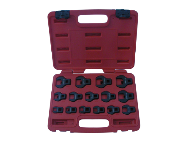 3/8" DR. X 15 PCS CROWFOOT WRENCHES