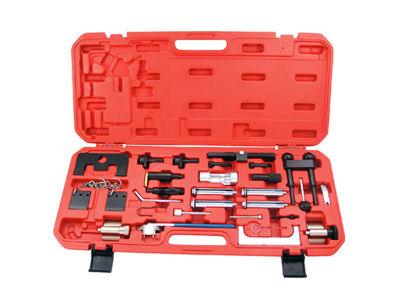 ENGINE TIMING TOOLS-VW & AUDI W / 4 GROOVES AND ALU FINISH 2 PCS 4 GROOVES AND ALU FINISH LOCKING TOOL 