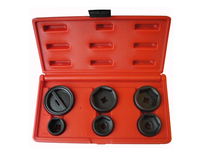 6 PCS 3/8" DR. OIL FILTER SOCKET KIT 