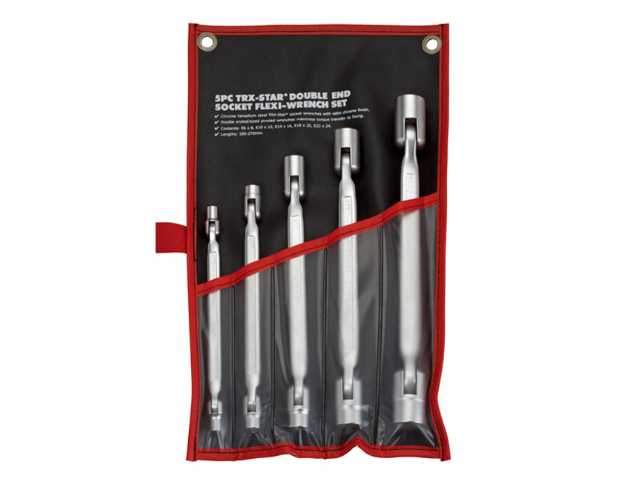 5 PCS DOUBLE E SOCKET WRENCH
