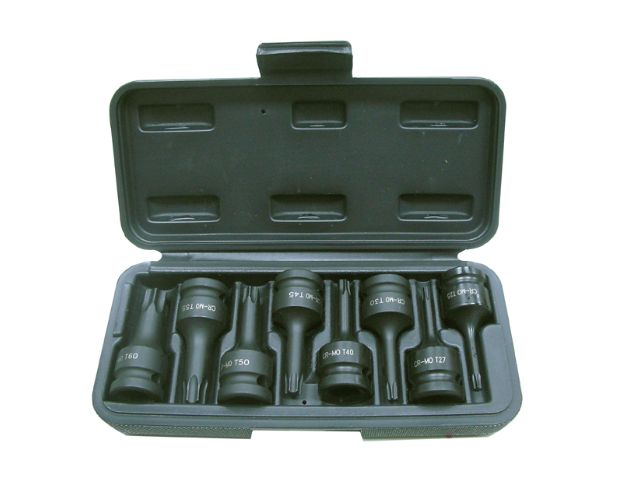8 PCS 1/2" DR. TORX BIT SOCKET