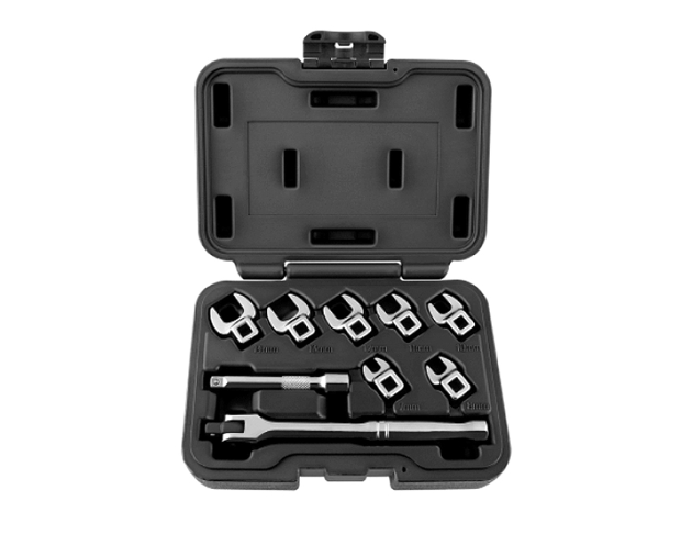 1/4”DR. 9PCS FLARE NUT WRENCH SET