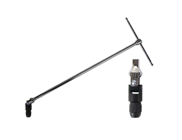 BIT HOLDER T - HANDLE WRENCH WITH UNIVERSAL JOINT