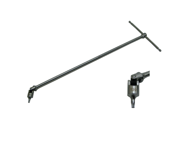 TORX HEAD T - WRENCH WITH UNIVERSAL
