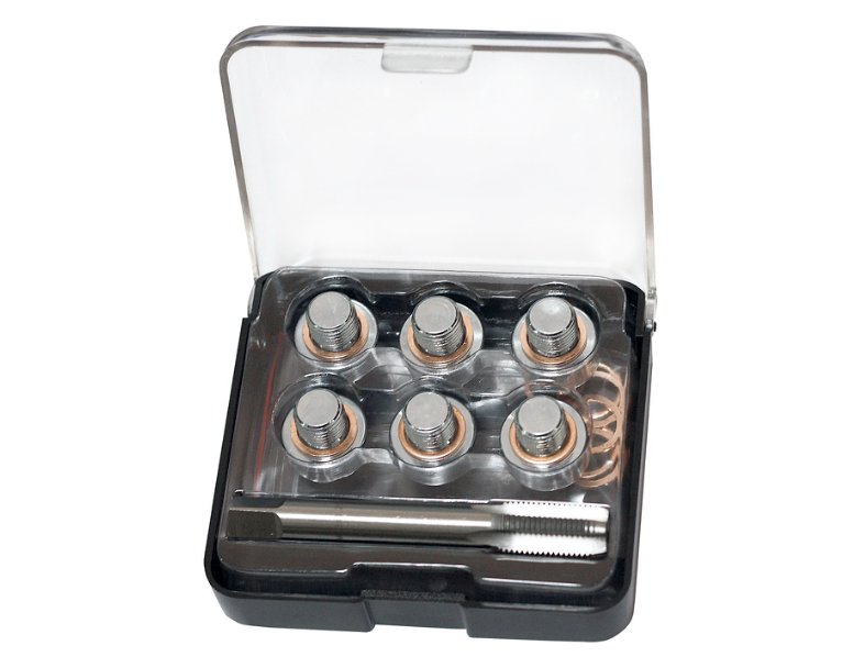 13 PCS OIL DRAIN REPAIR KIT (M13 X 1.25P) 