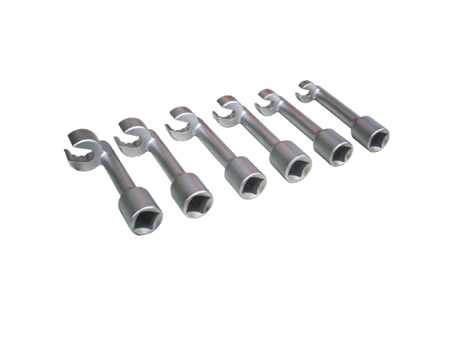 6 PCS 12 POINT OPEN ENDED RING WRENCH SOCKET SET (12, 14, 16, 17, 18, 19 MM)