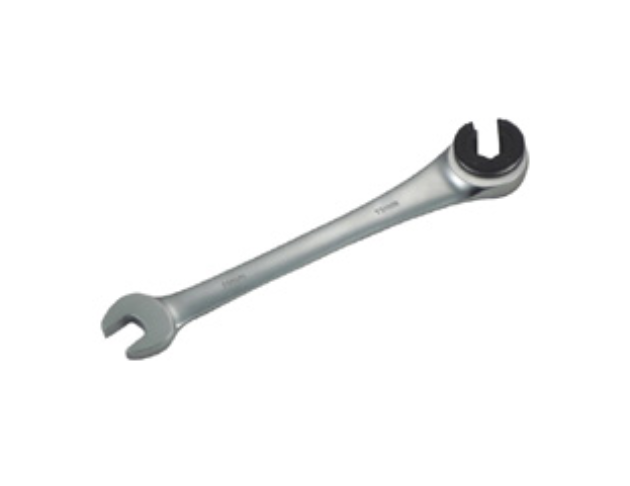 8 MM - 14 MM GEAR FLARE NUT WRENCH, SATIN FINISH, 190 MML