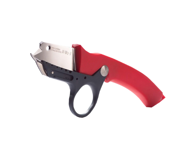 STRIPPING KNIFE WITH METAL GUIDE SHOE