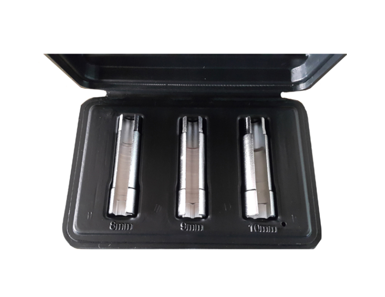 3 PCS GLOW PLUG SLOTTED SOCKET 8 - 9 - 10 MM (CR-V)