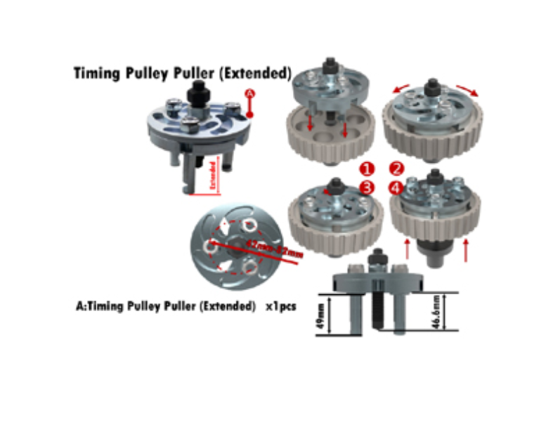 TIMING PULLEY PULLER (EXTENDED)