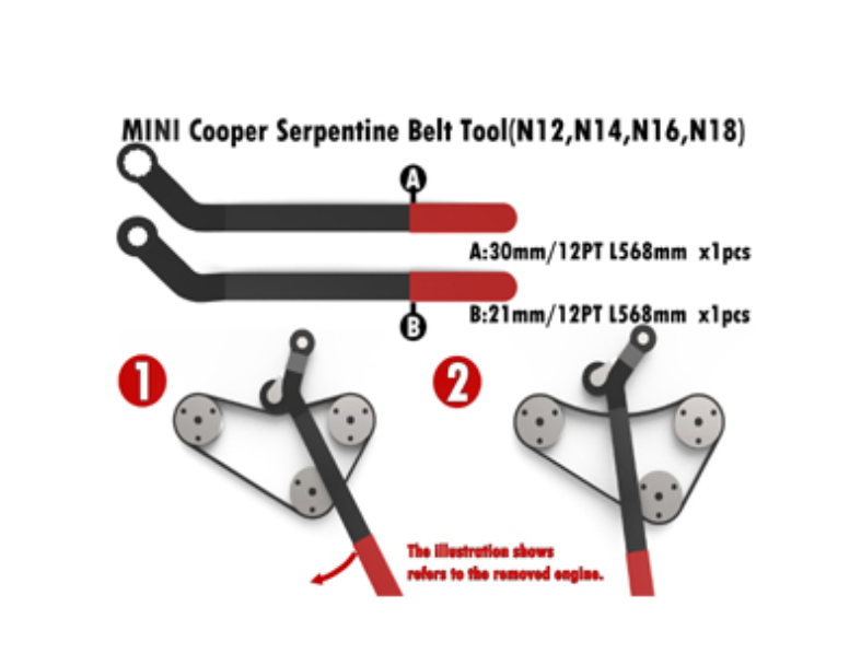 MINI COOPER SERPENTINE BELT TOOL (N12, N14, N16, N18) 